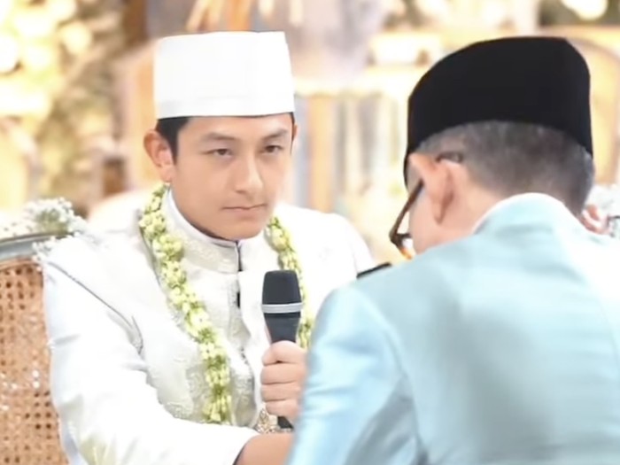 Akad nikah Rio Haryanto dan Athina Papadimitriou.