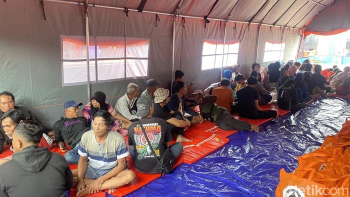 Salah satu pengungsian di Kabupaten Sukabumi.