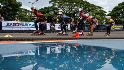 Semangat Peserta Kejurnas Sepatu Roda di Bandung Raih Gelar Juara