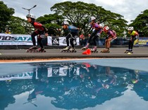 Semangat Peserta Kejurnas Sepatu Roda di Bandung Raih Gelar Juara