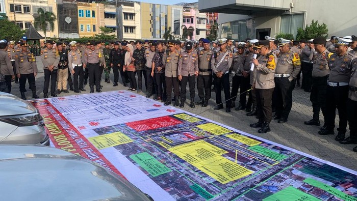 Tectical Floor Game atau TGF. (dok. Humas Polresta Pekanbaru)