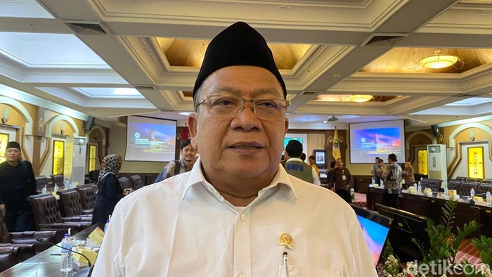 Wakil Ketua Komisi VIII DPR Abdul Wachid di Kantor Gubernur Jateng, Kecamatan Semarang Selatan, Jumat (6/12/2024).