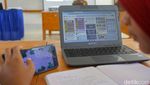 Semangatnya Siswa SD di Konawe Kepulauan Belajar dengan Internet