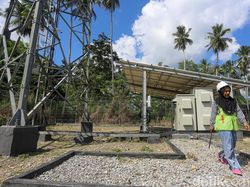 Intip Perawatan BTS di Konawe Kepulauan
