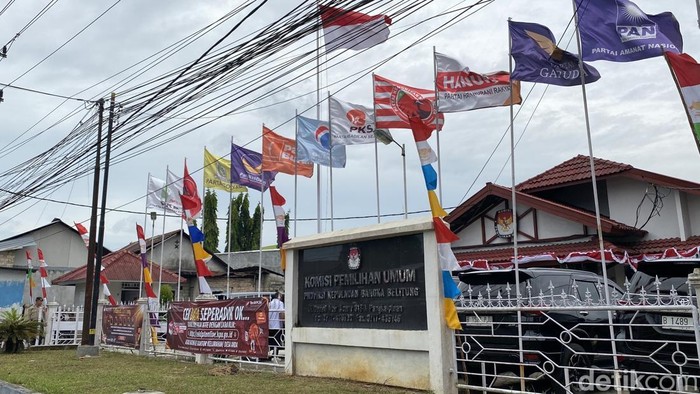 Kantor KPU Bangka Belitung.