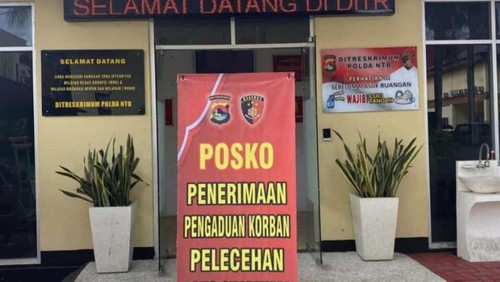 Polda NTB membuka posko pengaduan untuk mengungkap kasus dugaan pelecehan seksual yang dilakukan oleh seorang difabel berinisial IWAS di Mataram. (Foto: Istimewa)