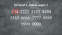 Kalau kalian perhatikan dengan teliti, bagian yang dilingkari bukanlah angka, melainkan huruf ‘L’ dengan font Times New Roman yang memang mirip dengan angka 1. Foto: detikcom/Bayu Ardi Isnanto