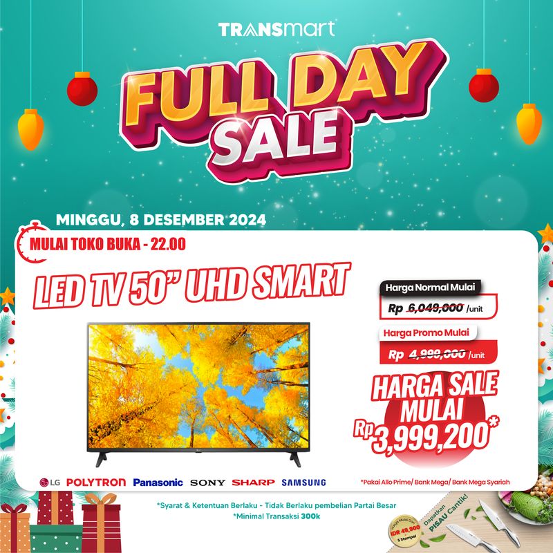 Transmart Full Day Sale 8 Desember 2024