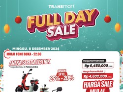 Sepeda Listrik di Transmart Full Day Sale Hemat Rp 2,8 Juta