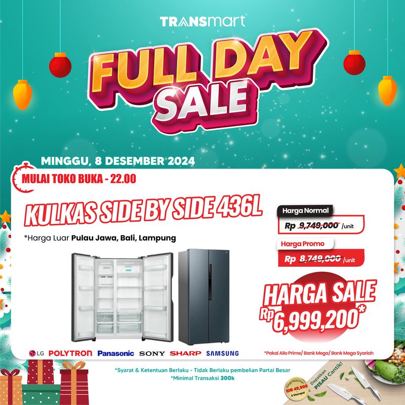 Transmart Full Day Sale 8 Desember 2024