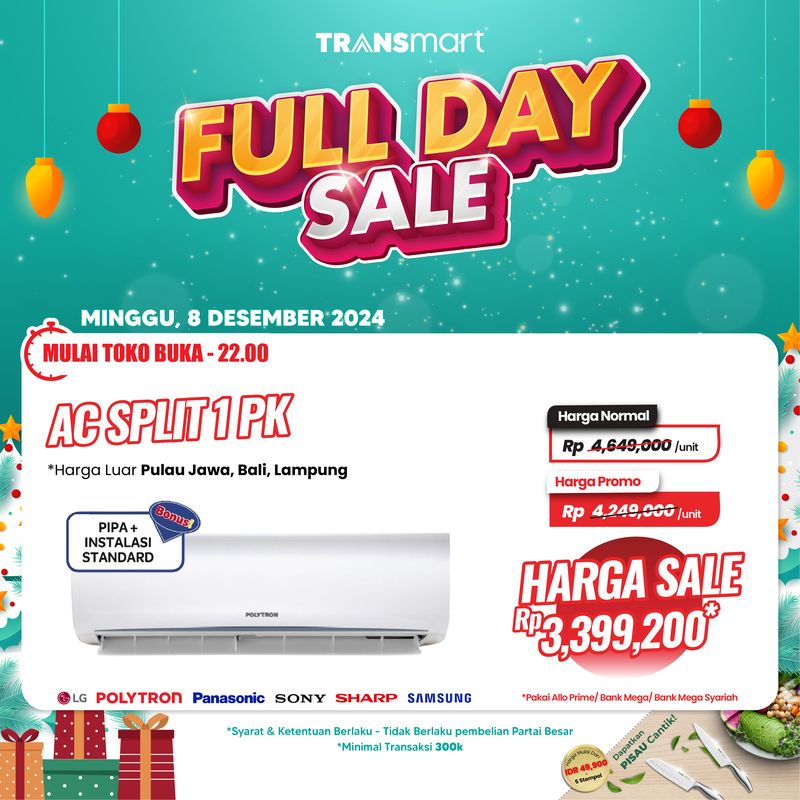 Transmart Full Day Sale 8 Desember 2024