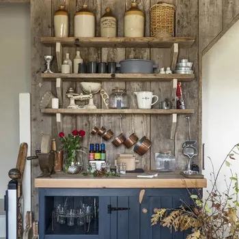 Wall panel di dapur.