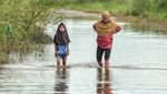 Banjir Rendam Jalan Lintas Jambi-Berbak