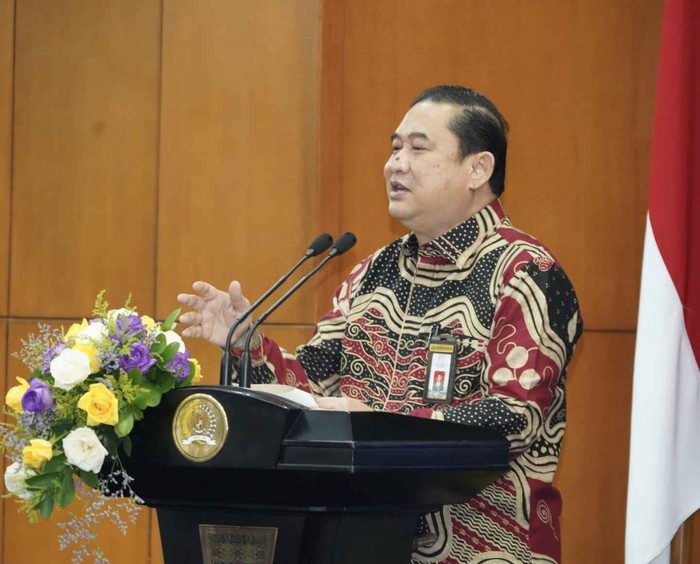 Deputi Bidang Pengkajian dan Pemasyarakatan Konstitusi Sekretariat Jenderal MPR RI, Hentoro Cahyono.