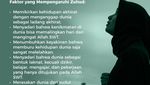 Ciri-ciri Orang Zuhud dan Tingkatannya