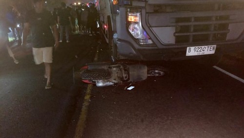 Kecelakaan lalulintas di jalan Denpasar-Gilimanuk tepatnya di timur Tugu Tuwed, Desa Tuwed, Kecamatan Melaya, Kabupaten Jembrana, Sabtu (7/12/2024). (dok. Polsek Melaya)