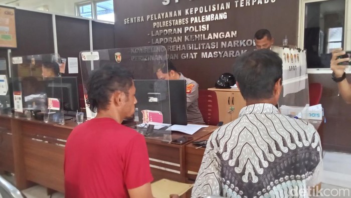 Kelompok Tani Harapan Makmur, Gandus, Palembang, lapor polisi usai mesin pompa hibah dari DKPP Palembang dicuri
