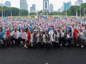Ribuan Kader PKK Ikut Fun Run & Fun Walk, Kampanyekan RI Tanpa KDRT