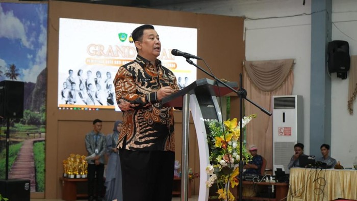 Kepala BNNP Sulsel Brigjen Budi Sajidin saat menghadiri Pemilihan Duta Anti Narkoba Kabupaten Maros.