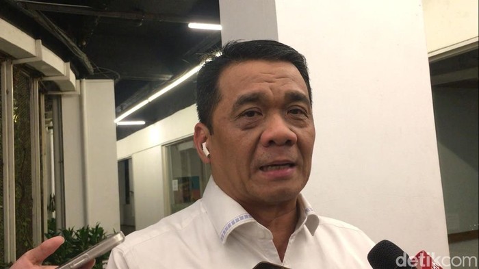 Ketua Tim Pemenangan Ridwan Kamil (RK)-Suswono (RIDO) Ahmad Riza Patria (Rizky Adha/detikcom)