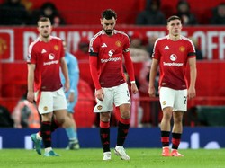 Ini menjadi kekalahan kedua MU secara beruntun di era manajer Ruben Amorim. Sebelumnya Setan Merah juga disikat Arsenal 0-2. (Foto: REUTERS/Scott Heppell)