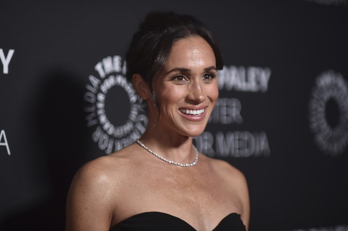 Meghan Markle arrives at the Paley Honors Fall Gala on Wednesday, Dec. 4, 2024, at the Beverly Wilshire Hotel in Beverly Hills, Calif. (Photo by Richard Shotwell/Invision/AP)