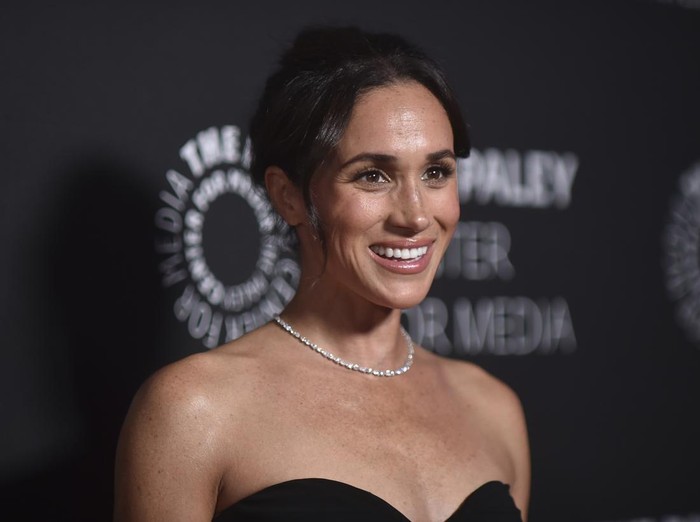 Meghan Markle arrives at the Paley Honors Fall Gala on Wednesday, Dec. 4, 2024, at the Beverly Wilshire Hotel in Beverly Hills, Calif. (Photo by Richard Shotwell/Invision/AP)
