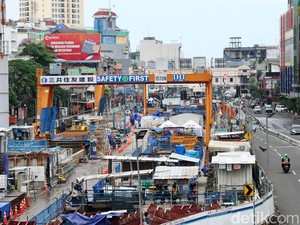 Proyek MRT Fase 2A Dikebut, Ada Rekayasa Lalin di Sekitar Stasiun Kota