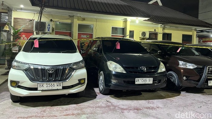 Mobil rental yang digelapkan ASN Kejari Lubuk Pakam (Kartika Sari/detikcom)