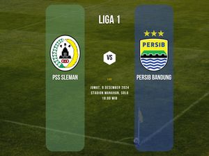 Head to Head Persib Vs PSS Sleman: Maung Dominasi Super Elja