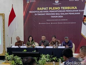 Rekapitulasi KPU Bali: Mulia-PAS 886 Ribu Suara, Koster-Giri 1,4 Juta Suara