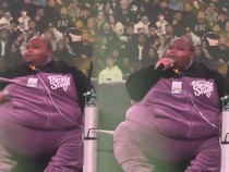 Viral Rapper Dave Blunt Manggung Bawa Oksigen, Susah Napas gegara Obesitas