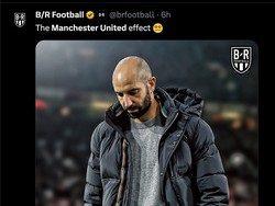 Pusing banget Ruben Amorim sampai botak gini gara-gara melatih MU. (Foto: Twitter @brfootball)