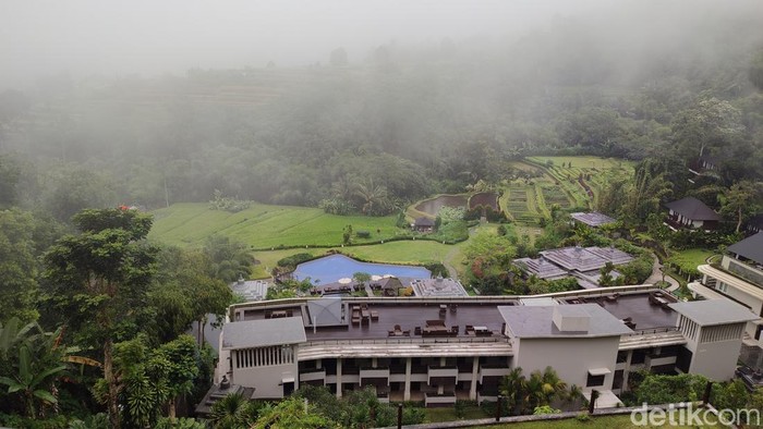 Suasana Homm Saranam Hotel Tabanan beberapa waktu lalu. (Ahmad Firizqi Irwan)