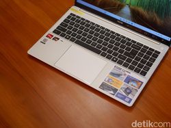 Wujud Tecno Megabook K16S, Laptop Rp 6 Juta Layar 16 Inch