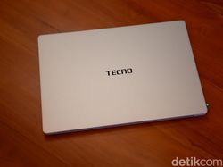 Wujud Tecno Megabook K16S, Laptop Rp 6 Juta Layar 16 Inch