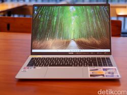 Wujud Tecno Megabook K16S, Laptop Rp 6 Juta Layar 16 Inch