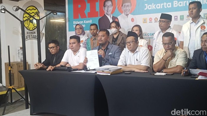 Tim Pemenangan Ridwan Kamil dan Suswono (RIDO) (Rizky Adha/detikcom)
