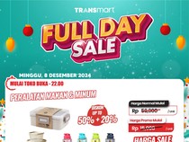 Botol Minum-Kotak Makan Keren Mulai Rp 20 Ribuan di Transmart Full Day Sale!
