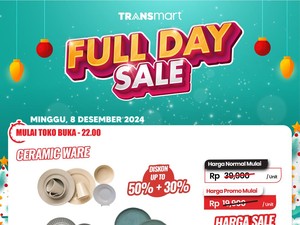 Piring-Cangkir Cantik Dijual Murah Meriah di Transmart Full Day Sale