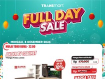Murahnya Kebangetan! Lemari TV Mulai Rp 60 Ribuan di Transmart Full Day Sale