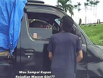 Viral Preman Rampas e-Toll Pengendara di Pintu Tol Bandar Selamat, 2 Ditangkap