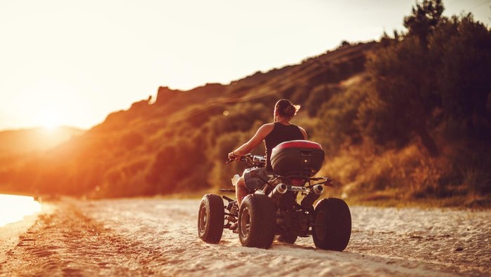 ATV di pantaia