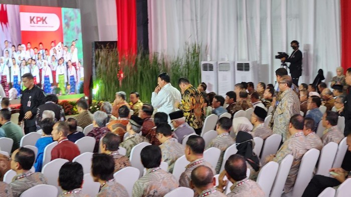 Budi Gunawan di acara Hakordia KPK (Adrial/detikcom)
