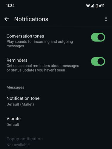 Fitur pengingat di WhatsApp