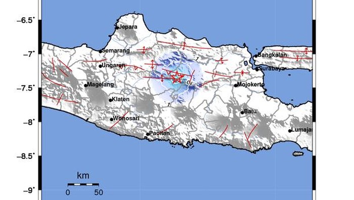 Gempa Ngawi M 3,9