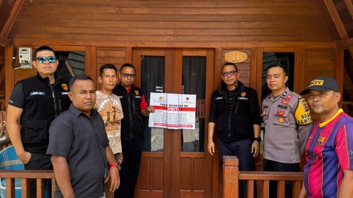 Homestay disita polisi