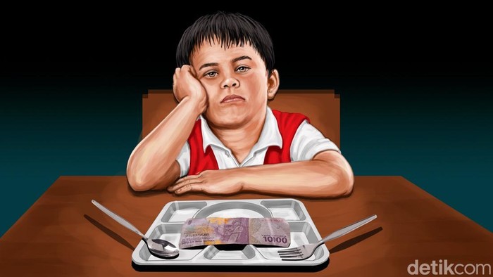 Ilustrasi Makan Siang Bergizi