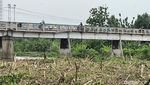 Jembatan Pagerluyung Mojokerto Ditutup Sementara