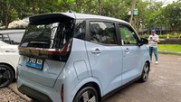 Nissan Sakura berbagi platform dengan Mitsubishi Ek X EV. Foto: Luthfi Anshori/detikOto